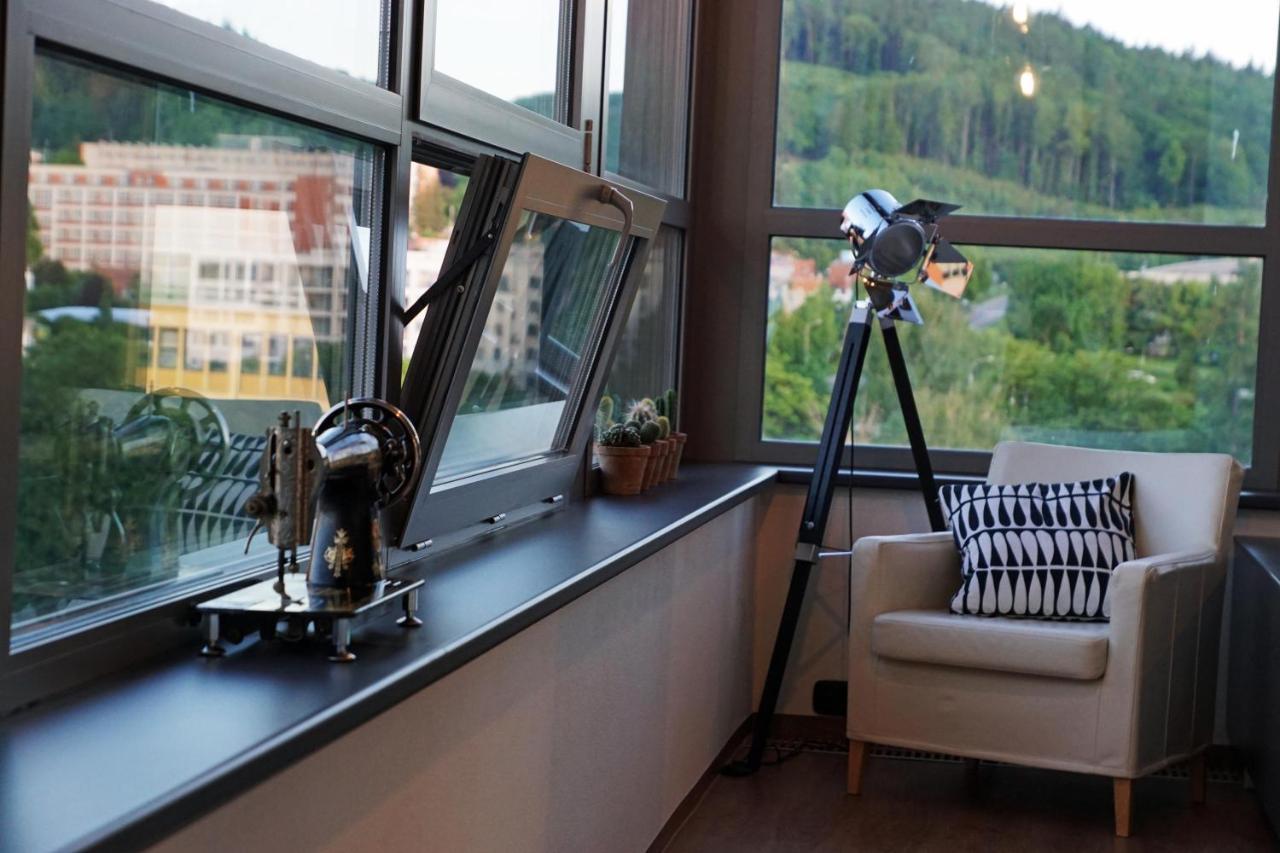 View Skyscraper Bata - Loft Xl Apartment Zlin Exterior photo